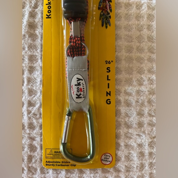 Kooky Klicker 26" Pen Sling Strap Buckle Clip Pack Chain Adjustable Slide - Picture 3 of 4